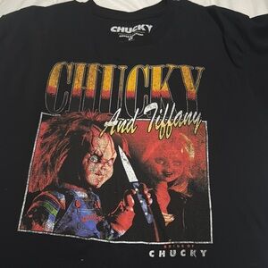 Chucky and Tiffany Graphic T-Shirt
